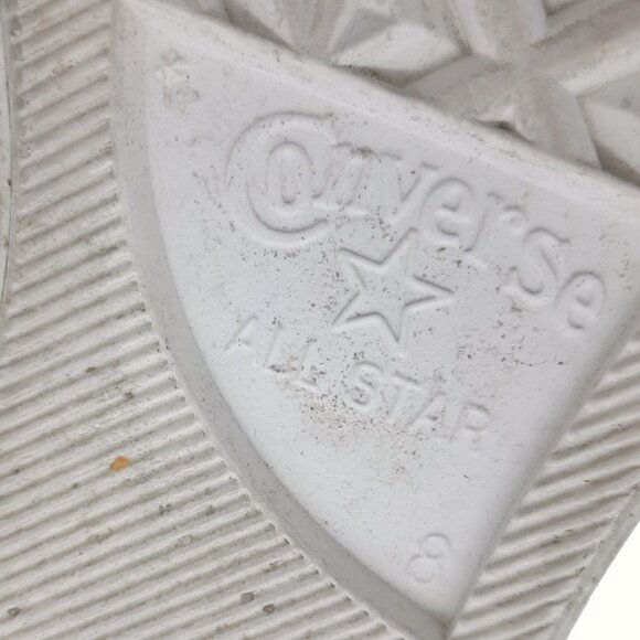 Converse Beige Tan Suede Platform High Top Shoes SZ 10 - Picture 9 of 13